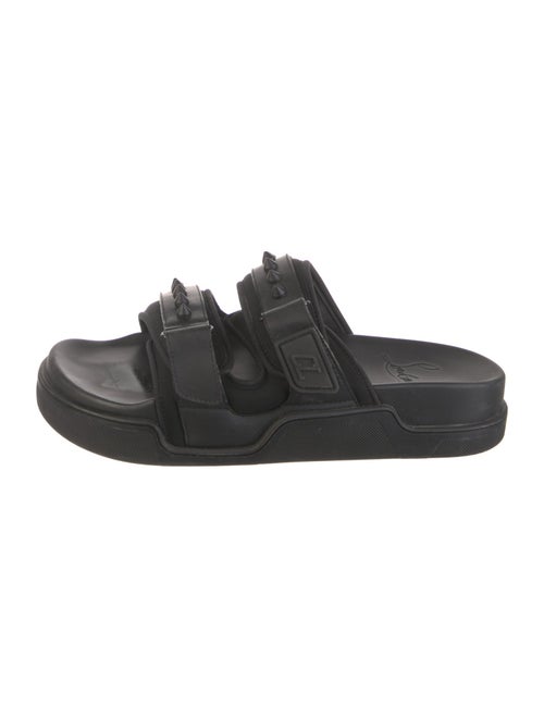 Christian Louboutin Spike Accents Studded Accents Slides
