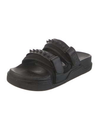 Christian Louboutin Spike Accents Studded Accents Slides