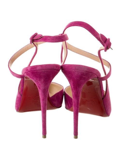Christian Louboutin Suede Slingback Pumps