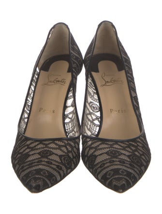 Christian Louboutin Lace Lace Pattern Pumps