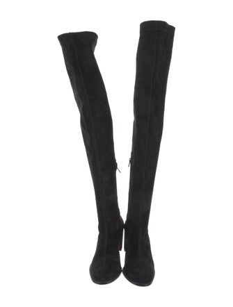 Christian Louboutin Suede Sock Boots