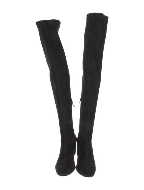 Christian Louboutin Suede Sock Boots