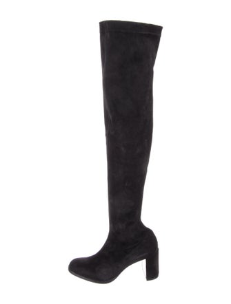 Christian Louboutin Suede Sock Boots