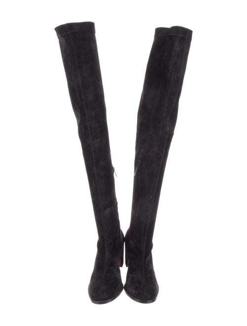 Christian Louboutin Suede Sock Boots