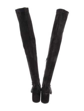 Christian Louboutin Suede Sock Boots