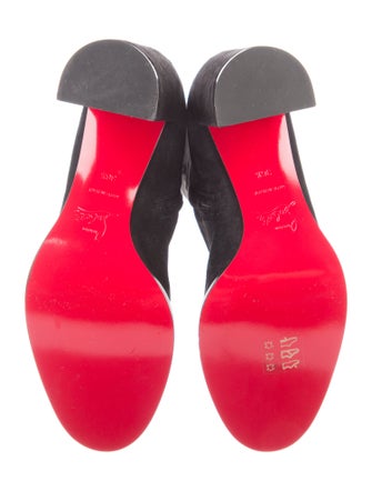 Christian Louboutin Suede Sock Boots