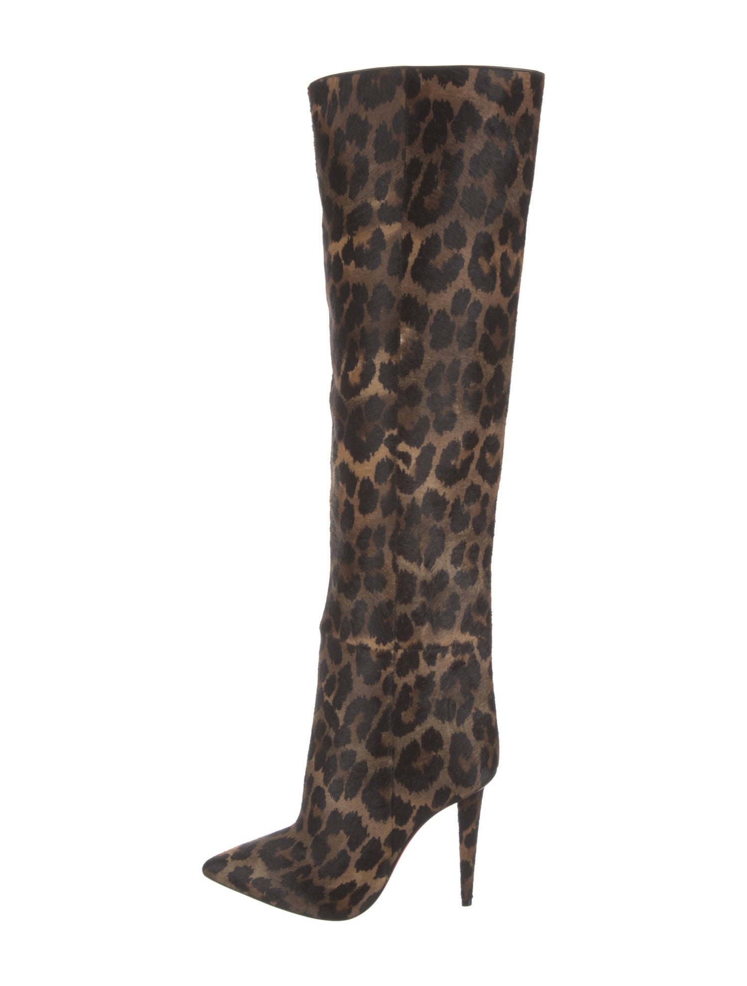 Christian Louboutin Ponyhair Animal Print Boots