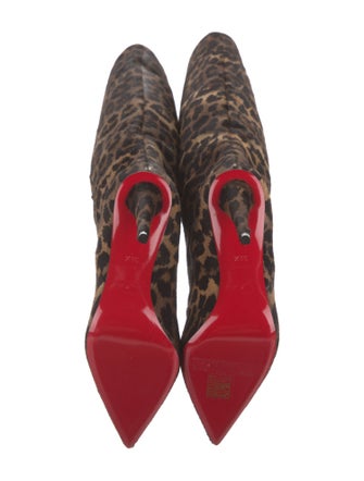 Christian Louboutin Ponyhair Animal Print Boots