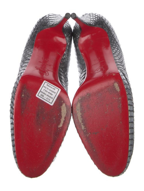 Christian Louboutin Embossed Leather Pumps