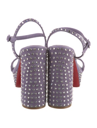 Christian Louboutin Leather Slingback Sandals