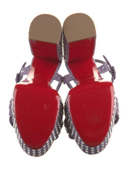 Christian Louboutin Leather Slingback Sandals