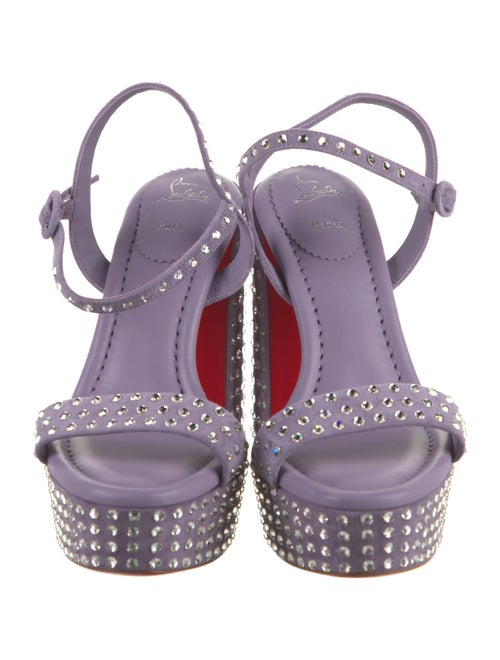 Christian Louboutin Leather Slingback Sandals