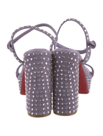 Christian Louboutin Leather Slingback Sandals