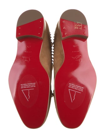 Christian Louboutin Suede Studded Accents Chelsea Boots