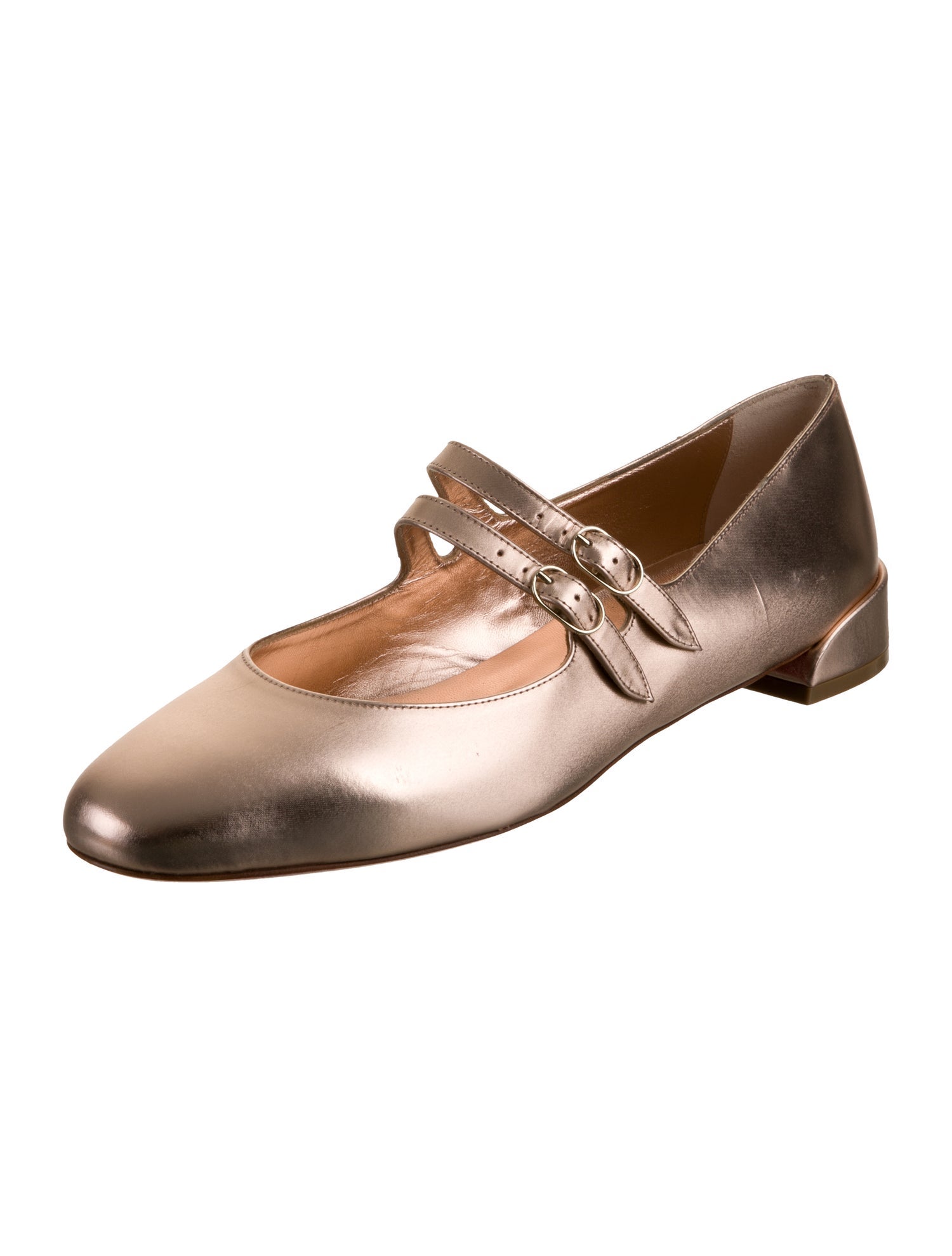 Christian Louboutin Leather Mary Jane Flats