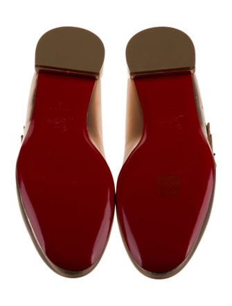 Christian Louboutin Leather Mary Jane Flats