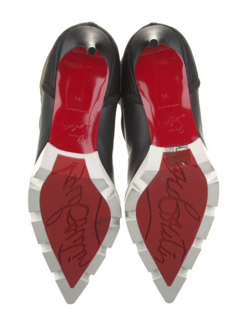 Christian Louboutin Colorblock Pattern Lace-Up Boots