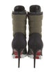 Christian Louboutin Colorblock Pattern Lace-Up Boots