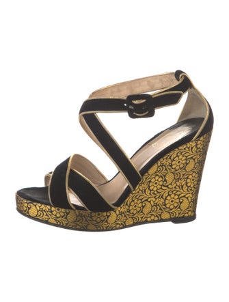 Christian Louboutin Velvet Sandals