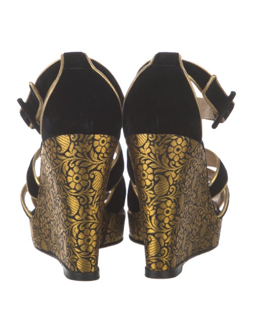 Christian Louboutin Velvet Sandals