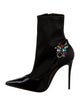 Christian Louboutin Patent Leather Sock Boots