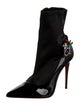 Christian Louboutin Patent Leather Sock Boots