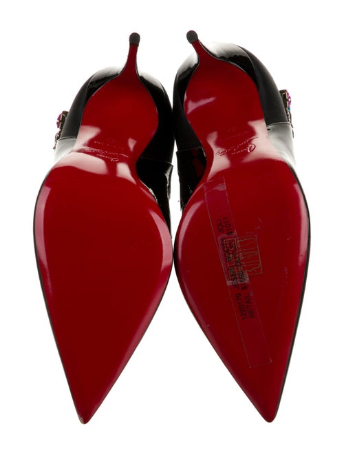Christian Louboutin Patent Leather Sock Boots