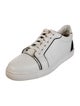 Christian Louboutin Leather Colorblock Pattern Sneakers