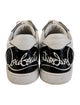 Christian Louboutin Leather Colorblock Pattern Sneakers