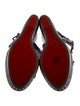 Christian Louboutin Leather Printed Flip Flops