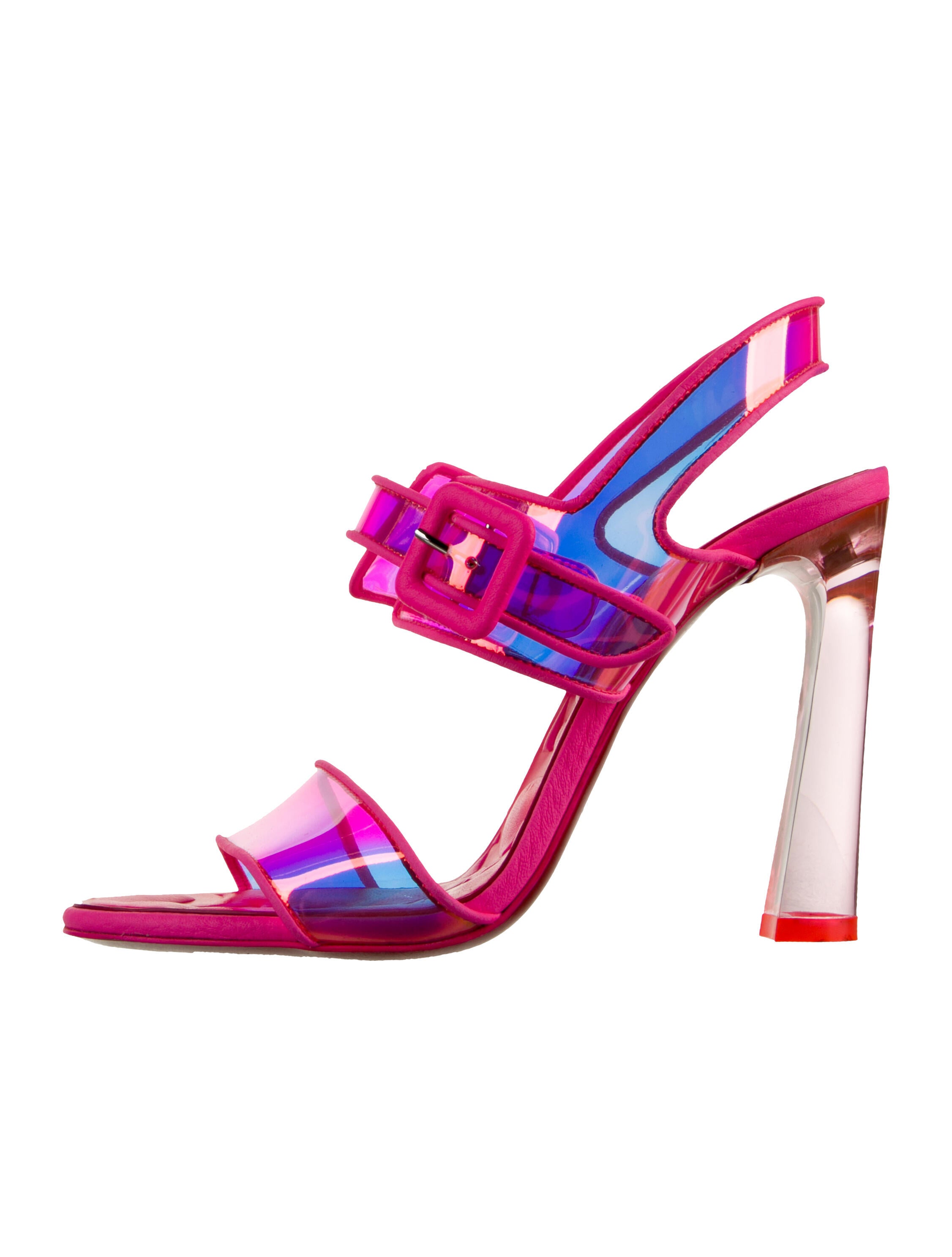 Christian Louboutin Leather Slingback Sandals