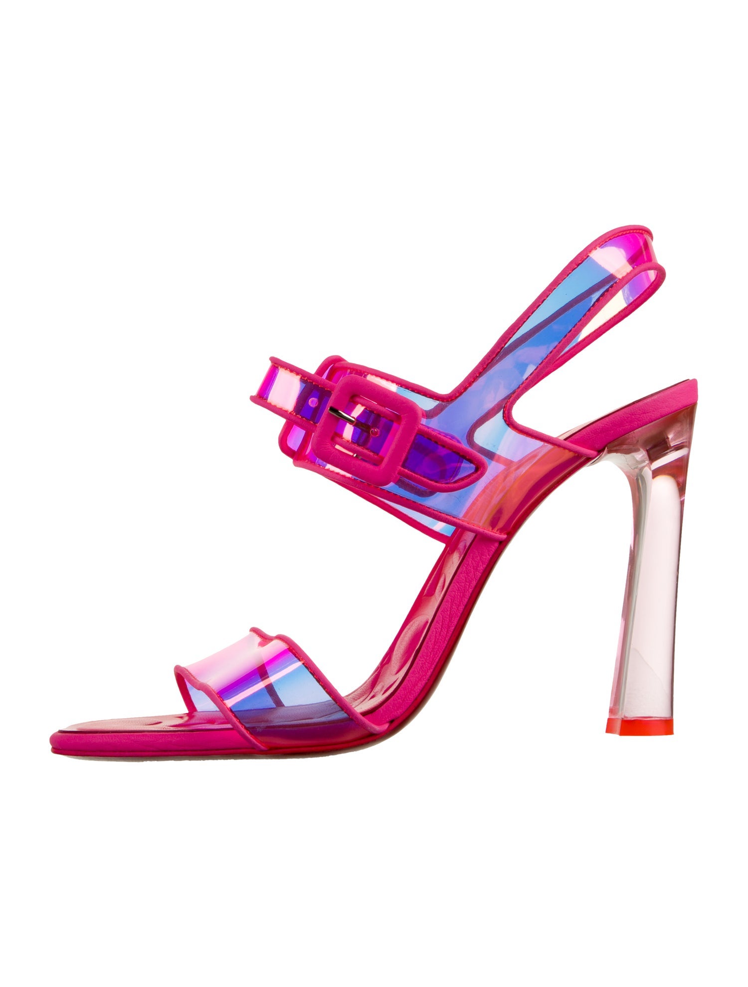 Christian Louboutin Leather Slingback Sandals