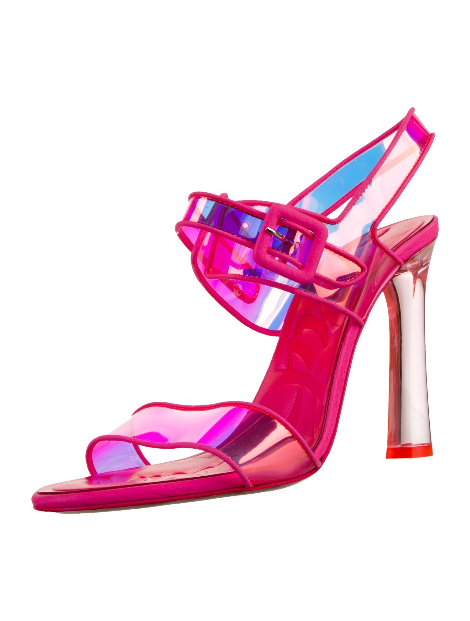 Christian Louboutin Leather Slingback Sandals