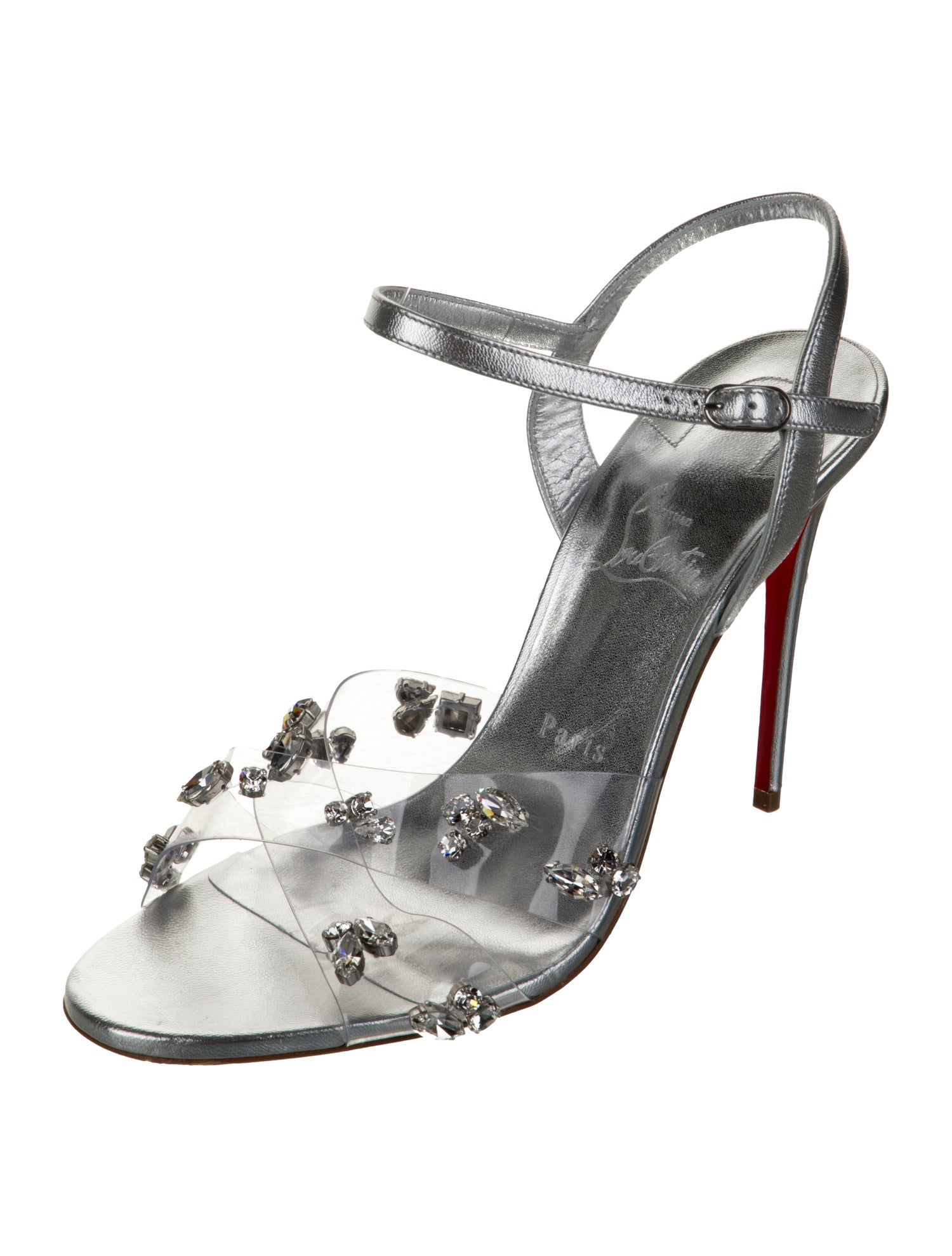 Christian Louboutin Leather Slingback Sandals