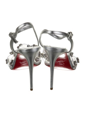 Christian Louboutin Leather Slingback Sandals