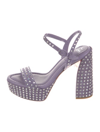 Christian Louboutin Leather Slingback Sandals