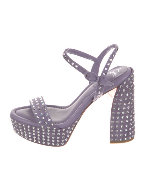 Christian Louboutin Leather Slingback Sandals