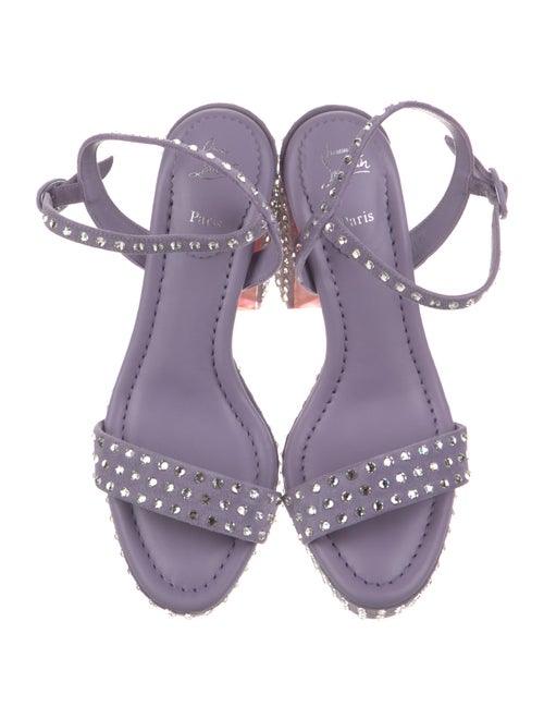 Christian Louboutin Leather Slingback Sandals