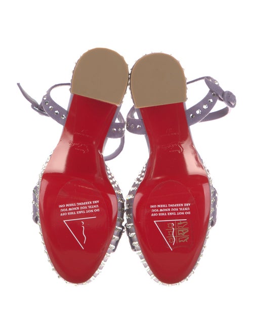 Christian Louboutin Leather Slingback Sandals