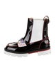 Christian Louboutin Girls' Patent Leather Chelsea Boots
