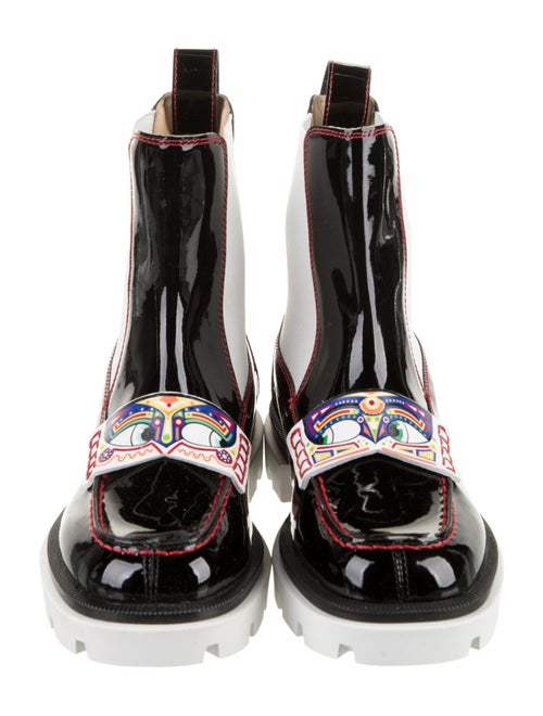 Christian Louboutin Girls' Patent Leather Chelsea Boots