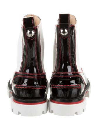 Christian Louboutin Girls' Patent Leather Chelsea Boots