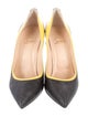 Christian Louboutin Glitter Colorblock Pattern Pumps