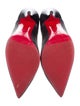 Christian Louboutin Glitter Colorblock Pattern Pumps