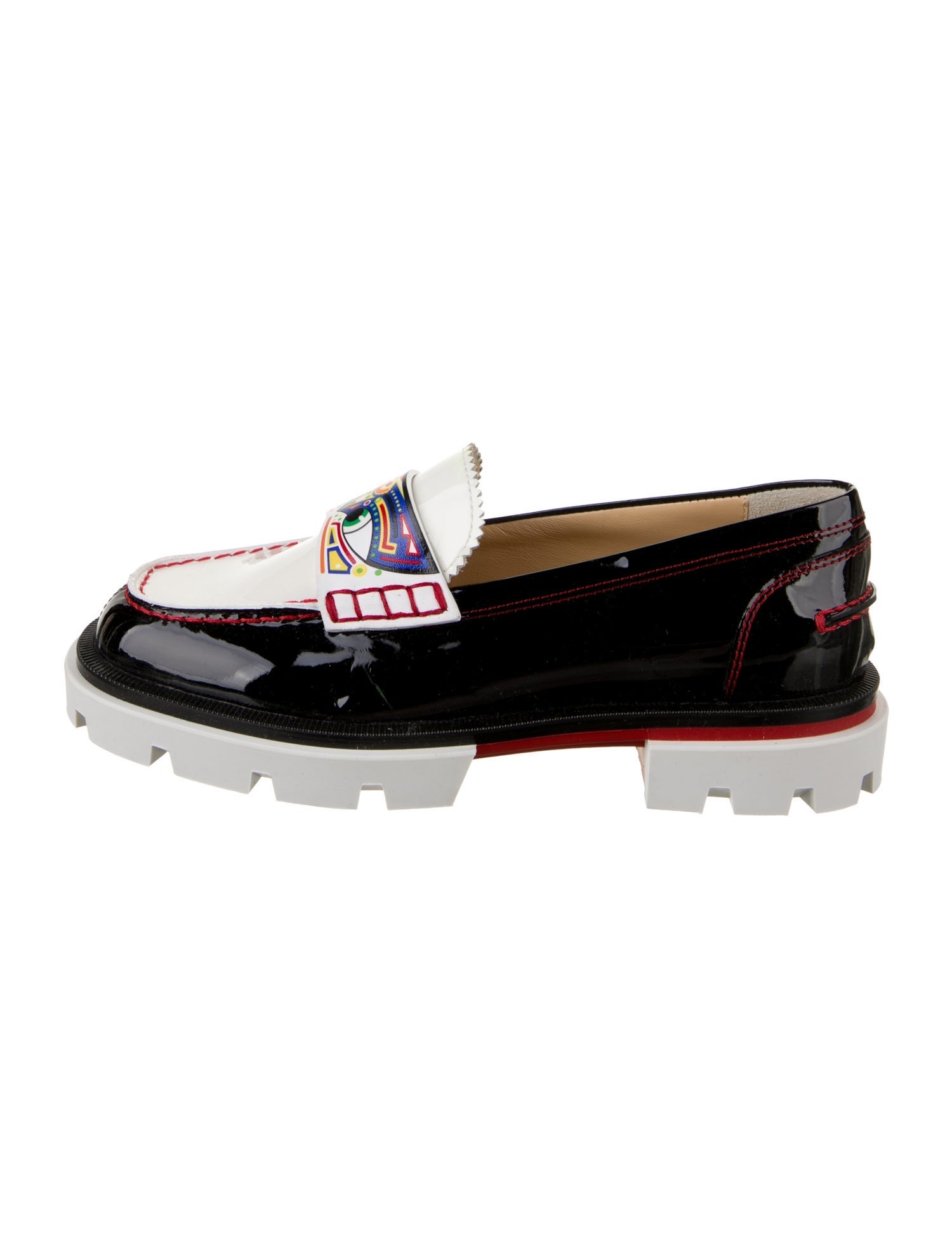 Christian Louboutin Girls' Patent Leather Loafers