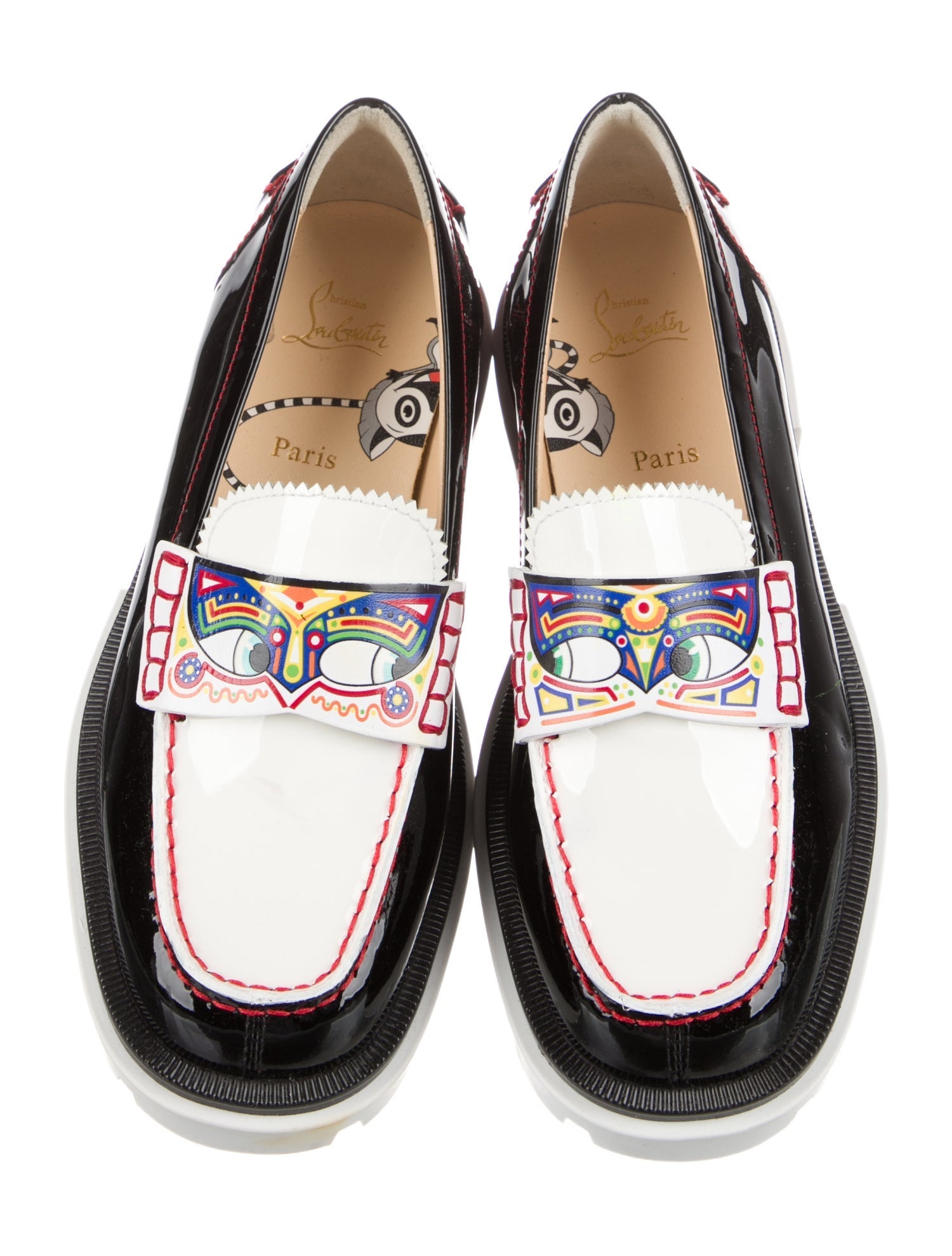 Christian Louboutin Girls' Patent Leather Loafers