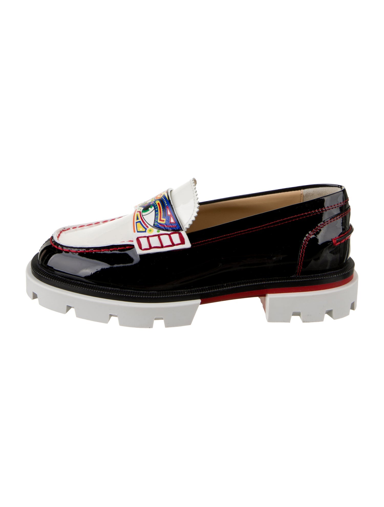 Christian Louboutin Girls' Patent Leather Loafers