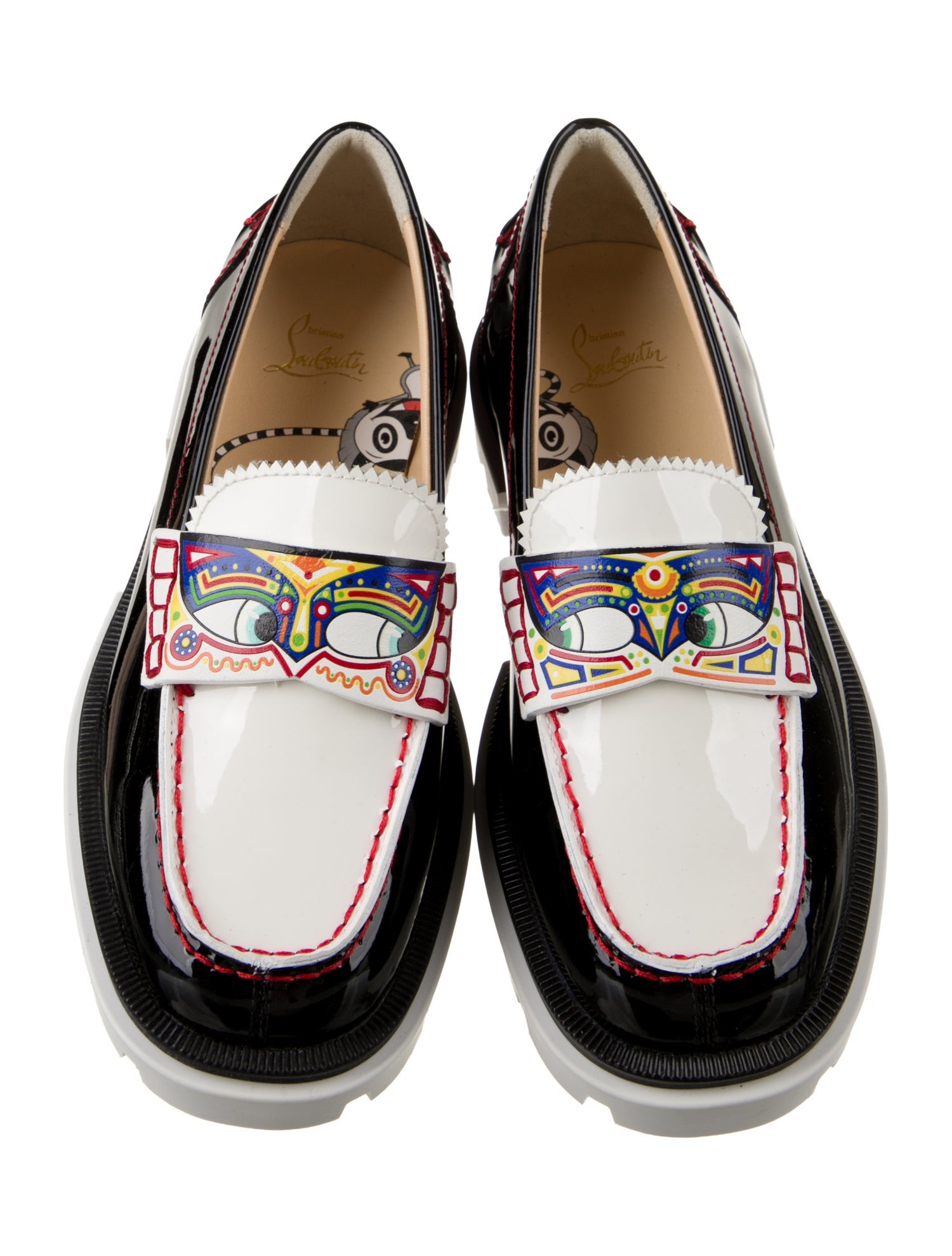Christian Louboutin Girls' Patent Leather Loafers