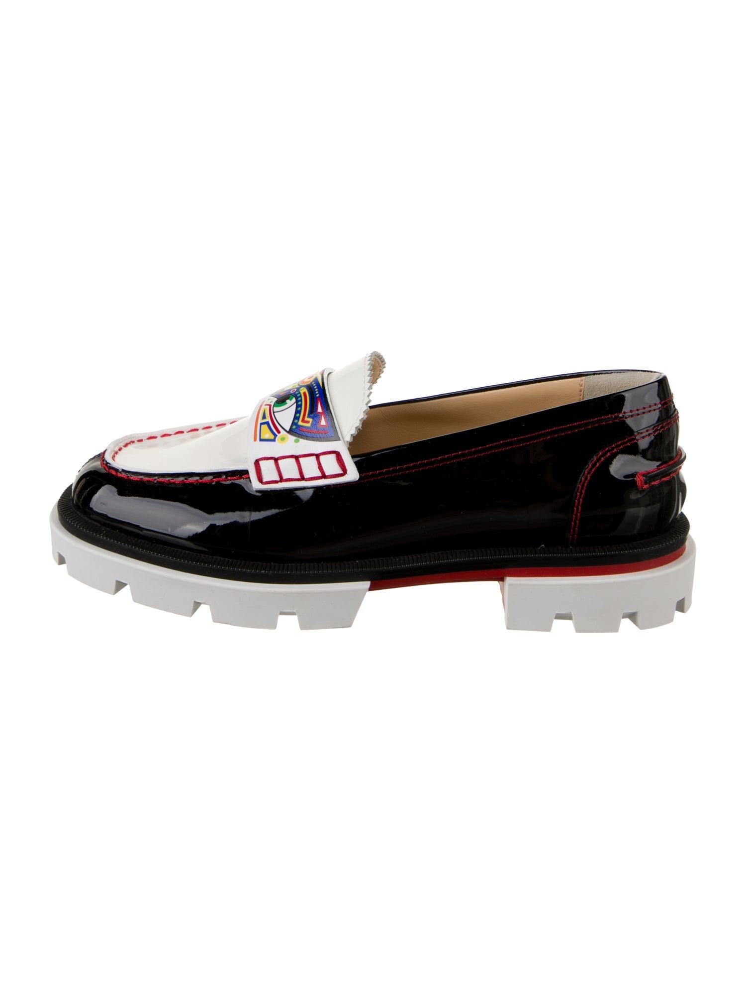 Christian Louboutin Girls' Patent Leather Loafers