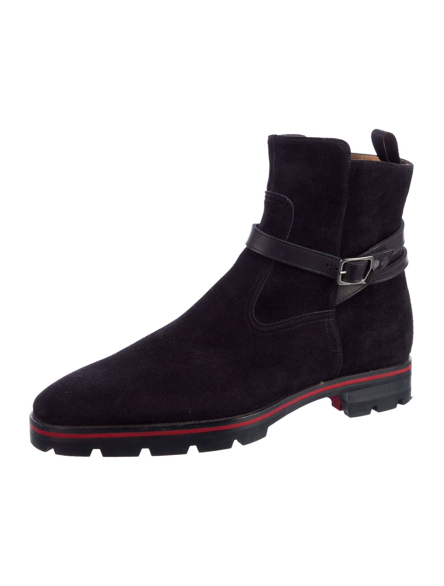 Christian Louboutin Suede Wedge Sneakers